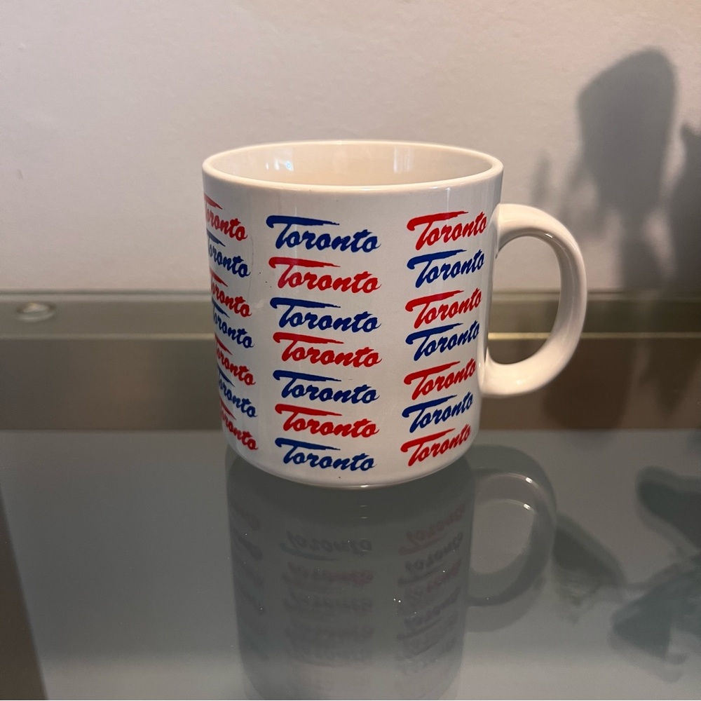 Vintage Toronto Canada Coffee Mug White City Signature Made In Korea